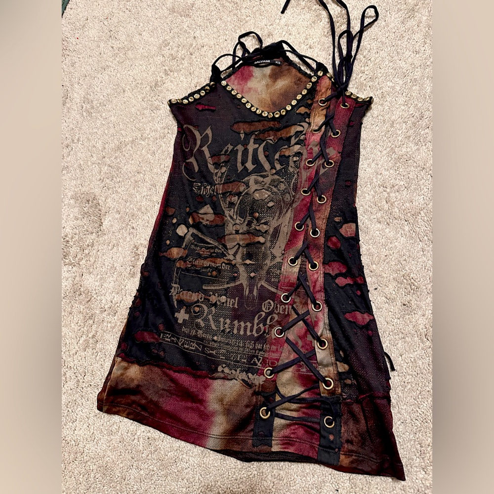 Salvage Top - Lace Up - Unworn